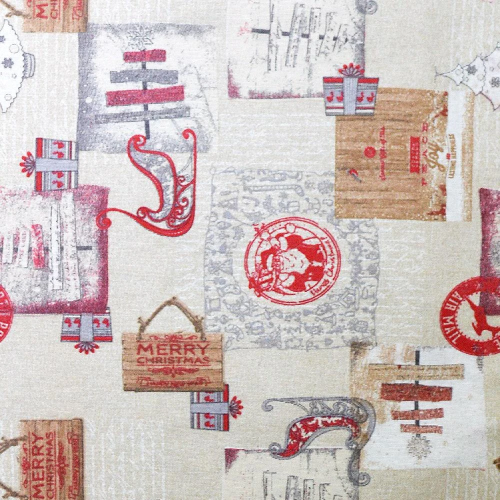 LINO ΤΡΑΠΕΖΟΜΑΝΤΗΛΟ LABELS BEIGE 140X180