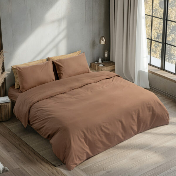 Beauty Home Κουβερλί υπέρδιπλο Prime Αrt 1230 220x240 Μόκα