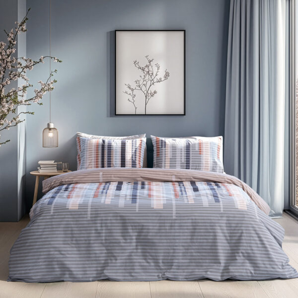 12572 Beauty Home Σετ Πάπλωμα μονό Moments Αrt 12572 160x230 Μπεζ,Γκρι