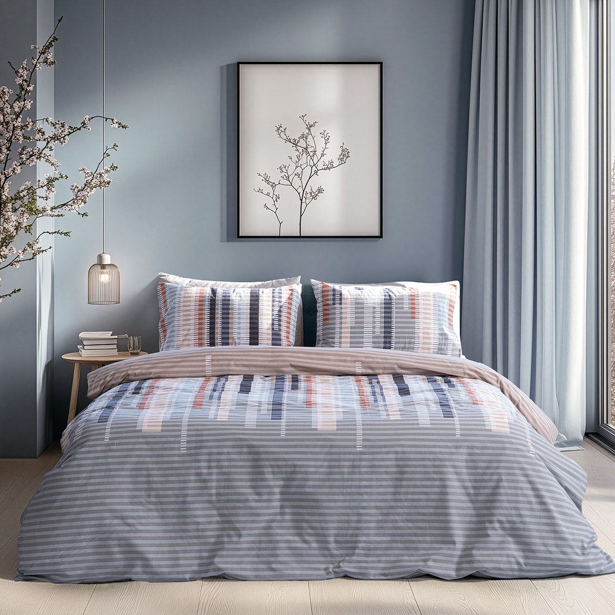 12572 Beauty Home Σετ Πάπλωμα υπέρδιπλο Moments Αrt 12572 220x240 Μπεζ,Γκρι