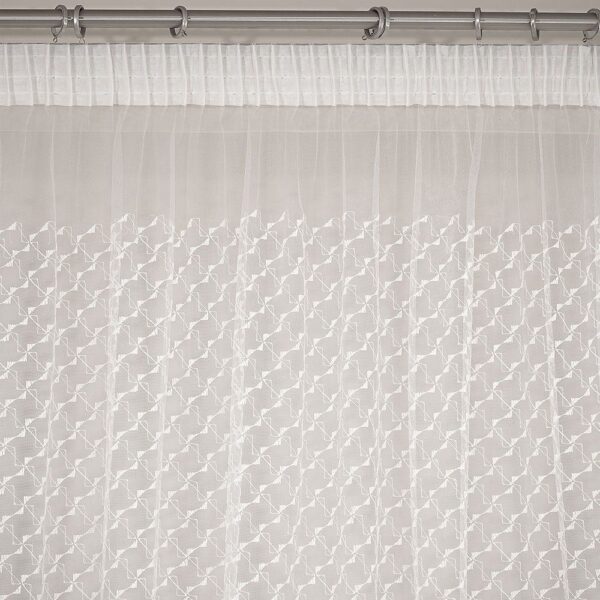 8000001386-b LINO ΚΟΥΡΤΙΝΑ BRIDO WHITE ΜΕ ΤΡΕΣΑ 280X300