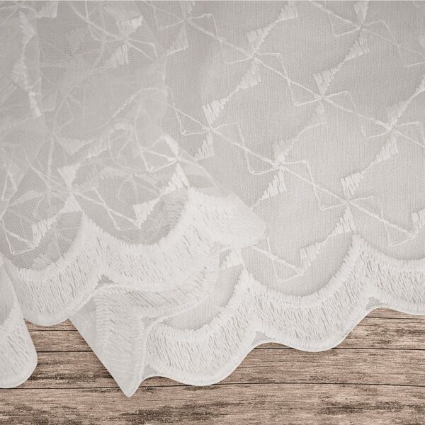 8000001386-c LINO ΚΟΥΡΤΙΝΑ BRIDO WHITE ΜΕ ΤΡΕΣΑ 280X300