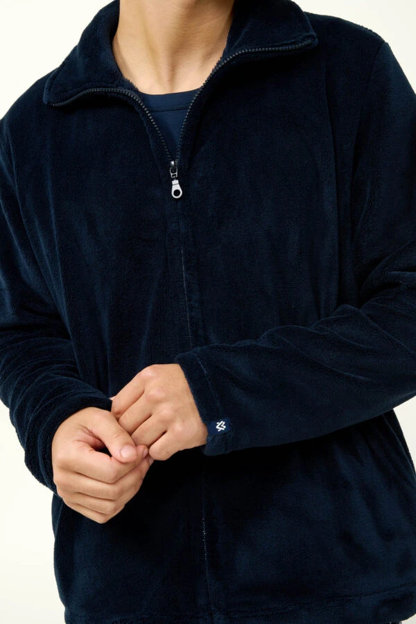 Ανδρική Fleece Ζακέτα με Φερμουάρ