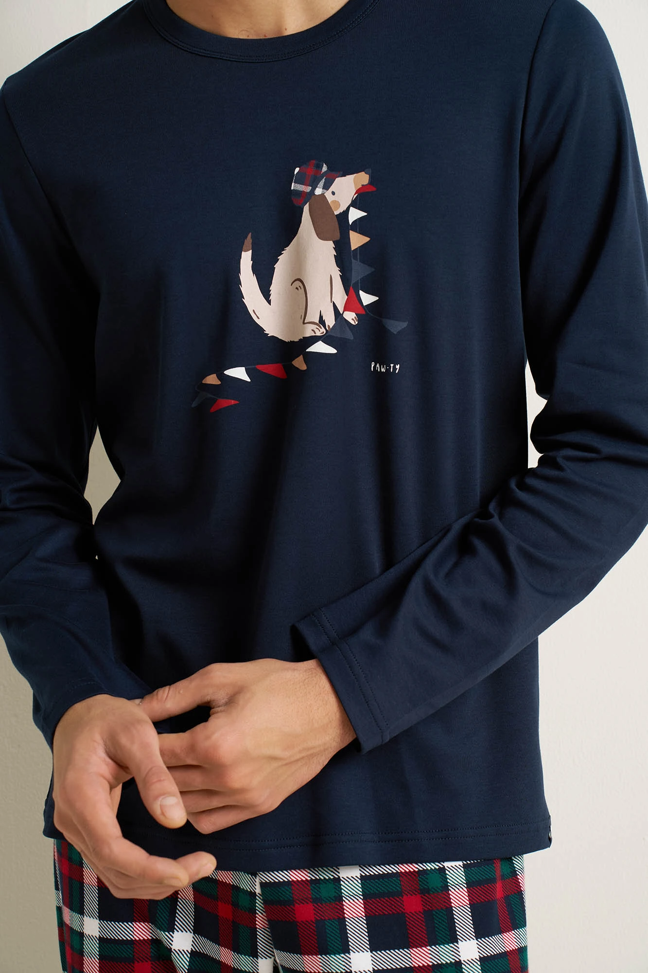 Ανδρική Matching Βαμβακερή Πυτζάμα