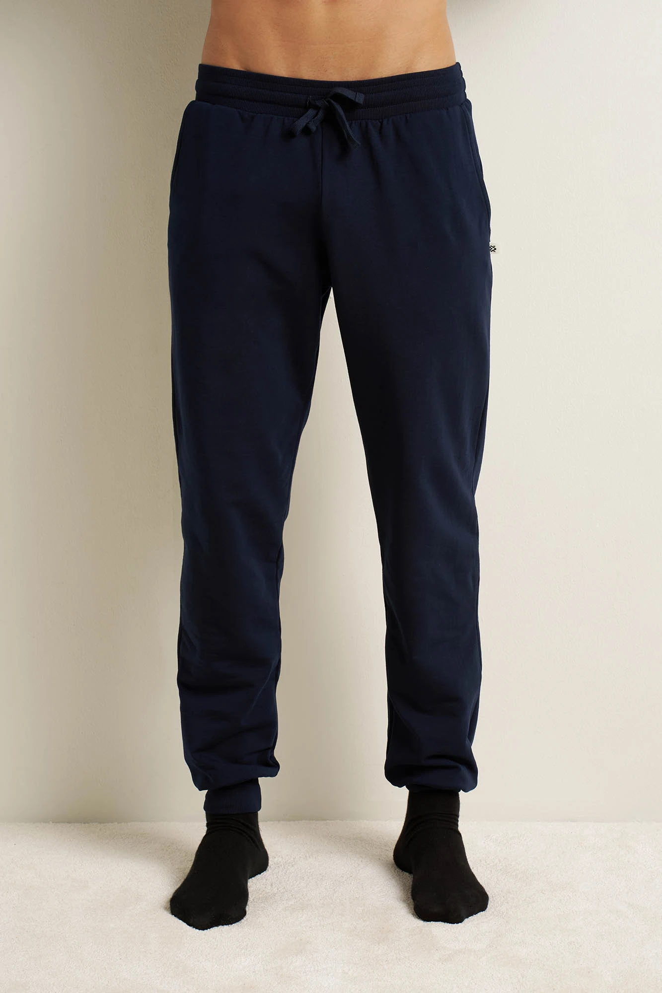 3_0897989202 Ανδρικό Βαμβακερό Φούτερ Jogger Παντελόνι