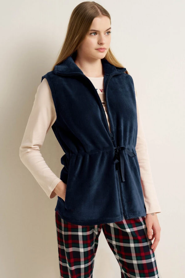 Γυναικείο Fleece Γιλέκο με Φερμουάρ