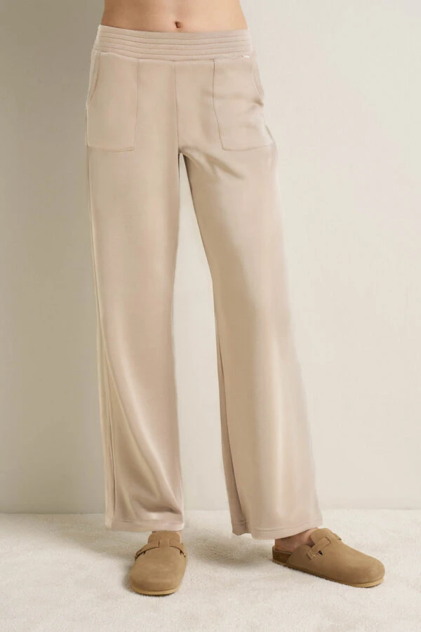 Γυναικείο Viscose Ίσιο Παντελόνι