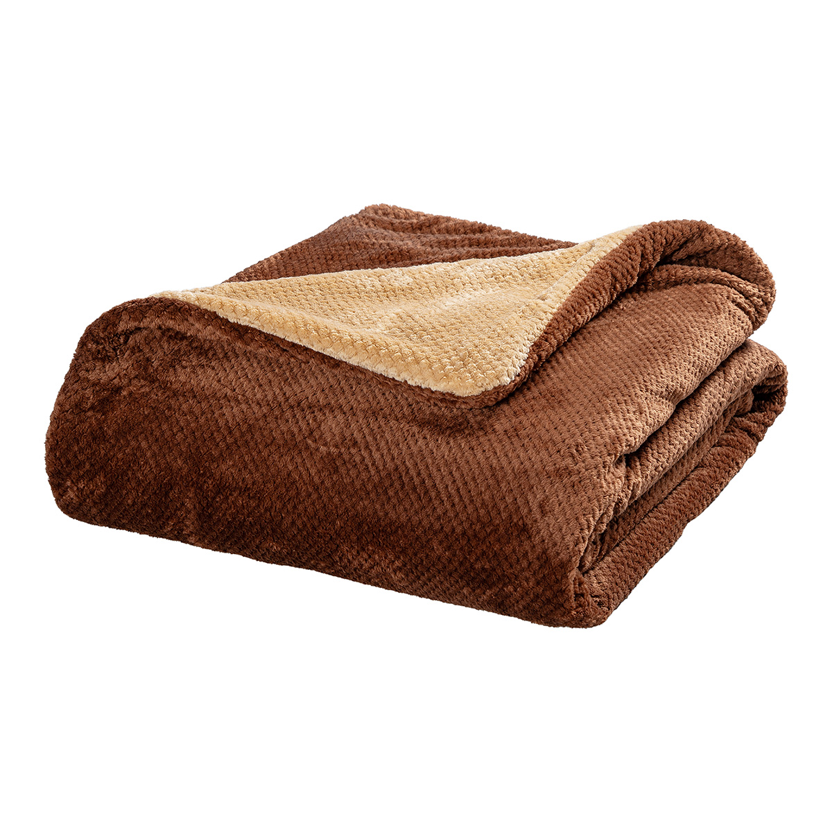 11601_Beige-Brown Beauty Home Κουβέρτα υπέρδιπλη διπλής όψεως Art 11601 Jacquard fleece 700gsm Fiesta Plus 220x240 Καφέ,Μπεζ