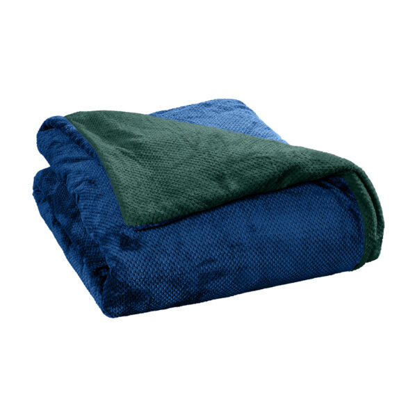 11602_Blue-Green Beauty Home Παπλωματοθήκη υπέρδιπλη διπλής όψεως Art 11602 Jacquard fleece 700gsm Fiesta Plus 220x240 Μπλε,Πράσινο