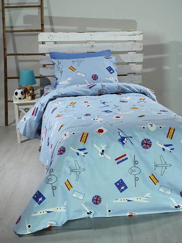 151-53-71 Σετ Σεντόνια Cotton Feelings 08 Μονό (165x270)