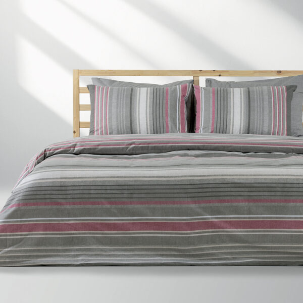 LINO Σετ Παπλωματοθήκη Μονή (160x240) Madison Dusty Pink