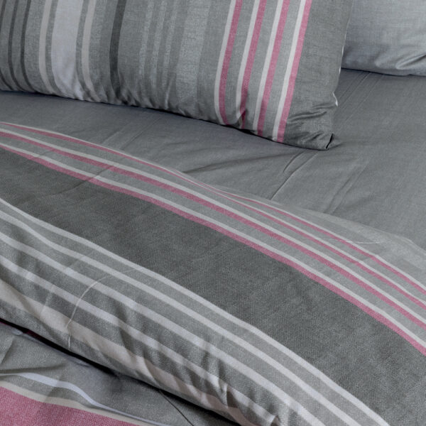 LINO Σετ Παπλωματοθήκη Υπέρδιπλη (220X240) Madison Dusty Pink