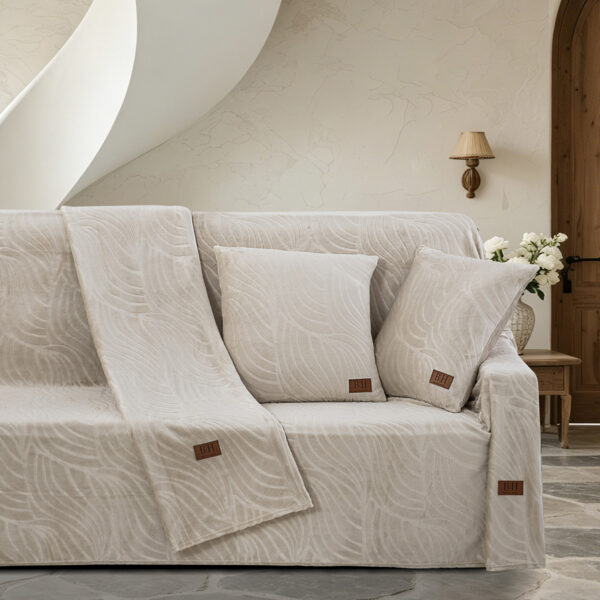 8670 Beauty Home Μαξιλαροθήκη διακοσμητική Sienna Art 8670 50x50 Μπεζ
