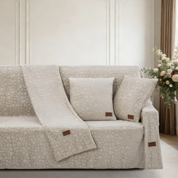8676 Beauty Home Μαξιλαροθήκη διακοσμητική Sienna Art 8676 50x50 Μπεζ