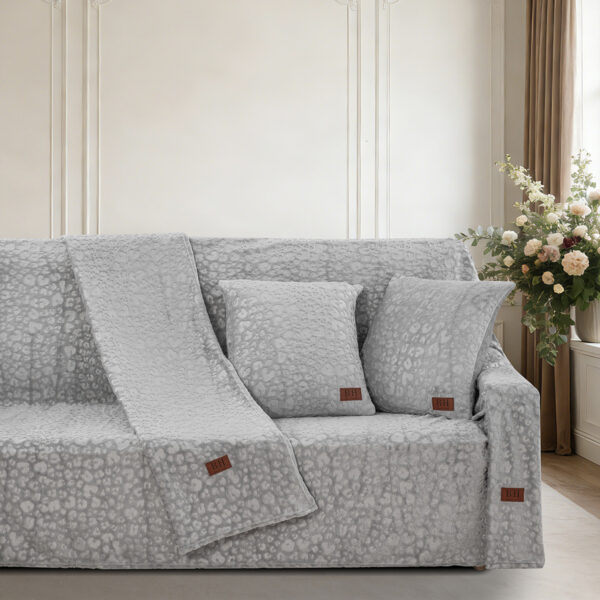 8677 Beauty Home Μαξιλαροθήκη διακοσμητική Sienna Art 8677 50x50 Γκρι